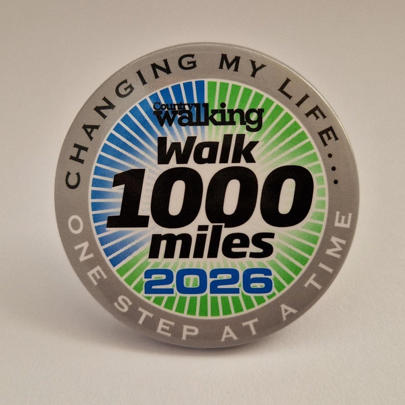 2026 Walk 1000 miles participation badge